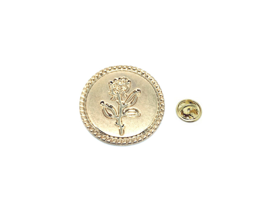 Gold plated Rose Pin