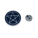 Silver plated Enamel Star Pin