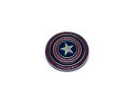 Captain America Star Brooch Pin