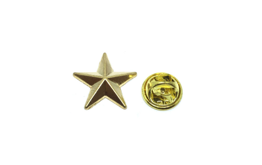 Gold plated Star Lapel Pin