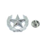 Silver plated Star Lapel Pin