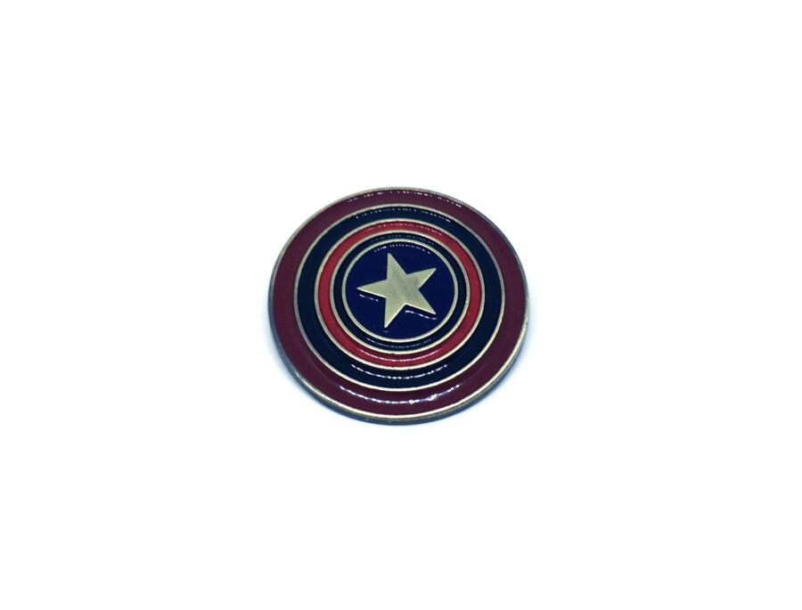 Captain America Star Brooch Pin