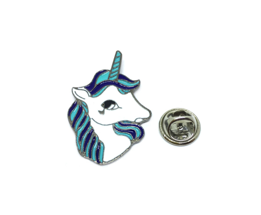 Silver tone Unicorn Pin