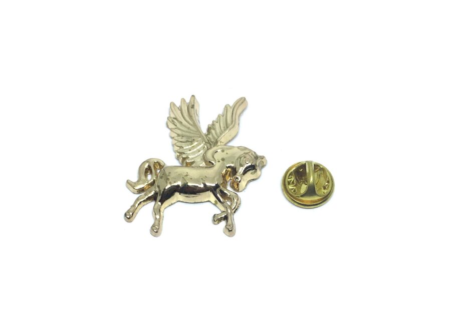 Gold tone Unicorn Lapel Pin