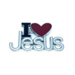 I Love Jesus Religious Pin