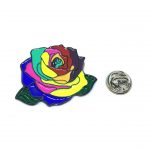 Colorful Rose Enamel Pin