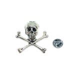 Skull And Crossbones Pin