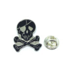 Skull And Crossbones Pin Badge