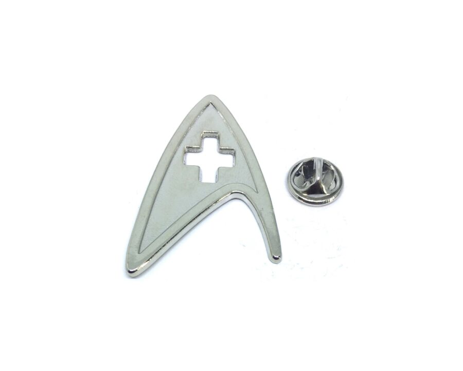 Silver plated Star Trek Lapel Pin