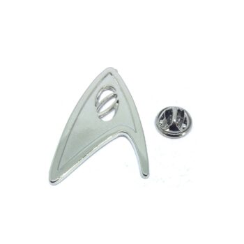 Silver tone Star Trek Lapel Pin