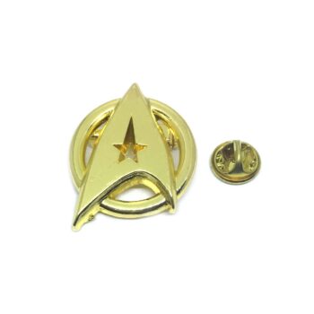 Gold Star Trek Pin