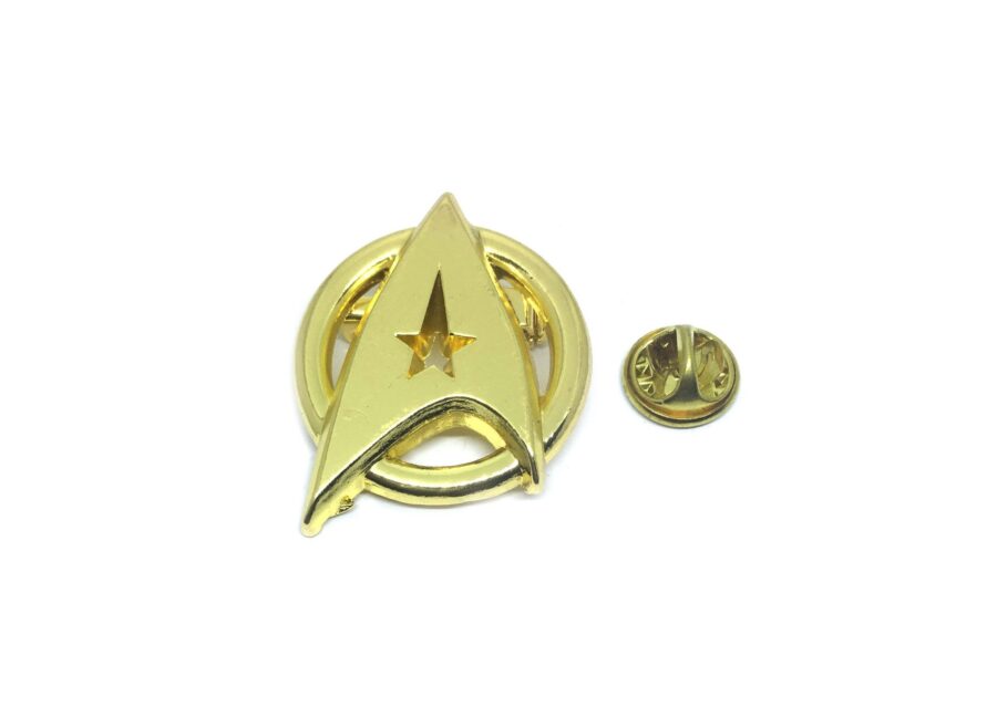 Gold plated Star Trek Lapel Pin