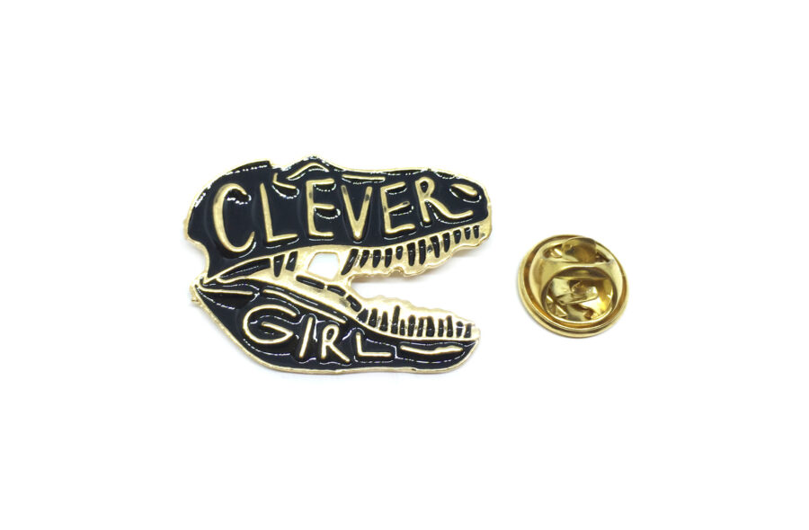 CLEVER GIRL Pin