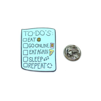 "TO-DO'S" Word Lapel Pin