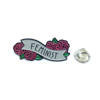 "FEMINIST" Word Lapel Pin