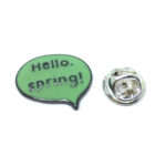 "Hello Spring!" Enamel Lapel Pin