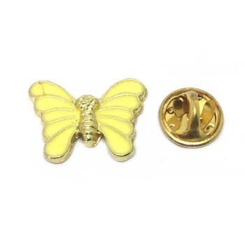 Yellow Butterfly Lapel Pin