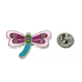 Multi-color Dragonfly Lapel Pin