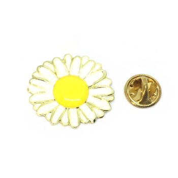 Enamel Sunflower Lapel Pin