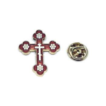Cross Enamel Christian Pin