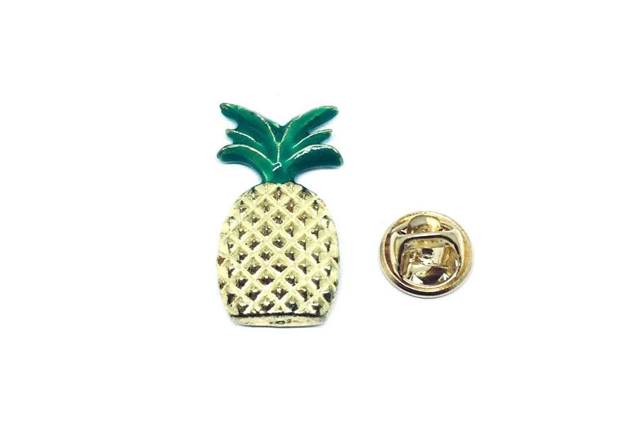 Enamel Pineapple Lapel Pin