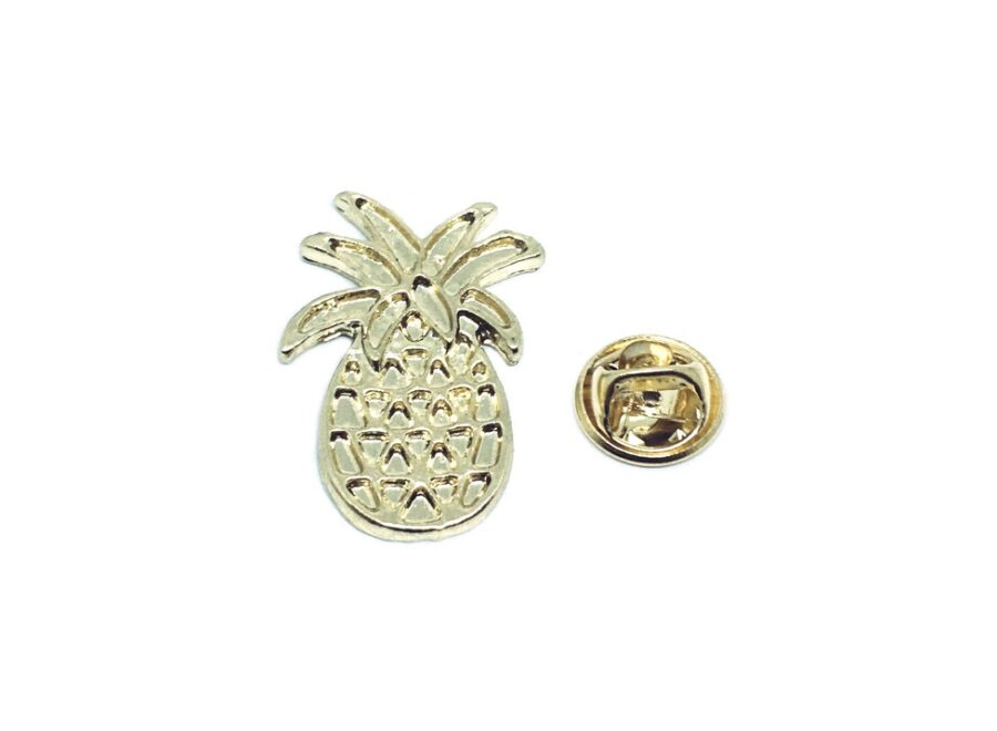 Gold plated Pineapple Lapel Pin