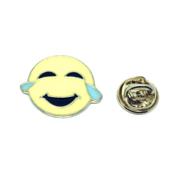 Smiley Face Enamel Lapel Pin