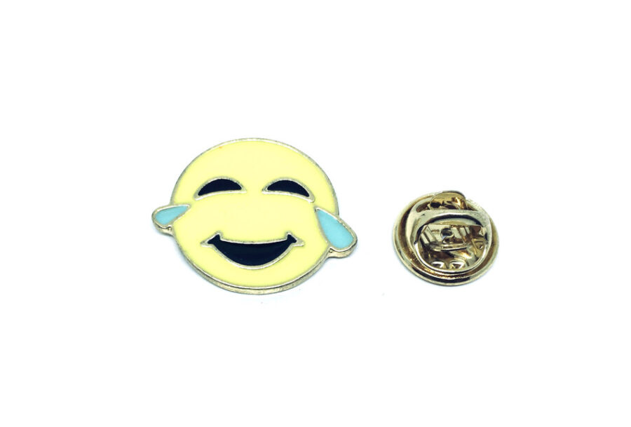 Smiley Face Enamel Lapel Pin