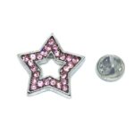 Rhinestone Star Lapel Pin