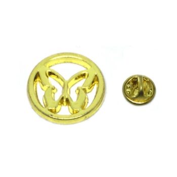 Gold Plated Butterfly Lapel Pin