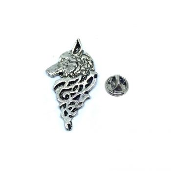 Vintage Wolf Lapel Pin