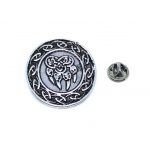 Celtic Wolf Foot Print Pin