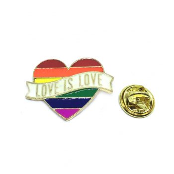 "LOVE IS LOVE" Pride Lapel Pin