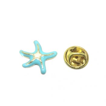 Green Starfish Enamel Pin