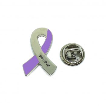 Believe Cancer Awareness Pins