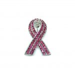 Breast Cancer Ribbon Brooch
