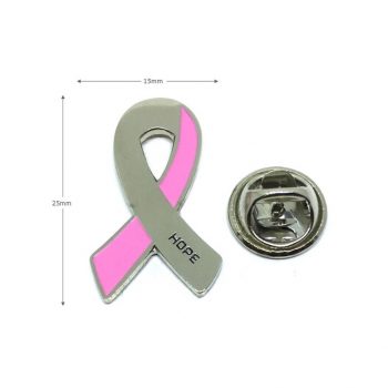 Hope Breast Cancer Lapel Pin