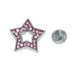 Pink Rhinestone Star Pin