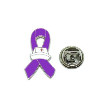 Purple Awareness Ribbon Pins
