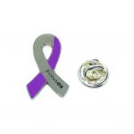 Survivor Purple Ribbon Pin