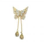 Butterfly Rhinestone Brooch
