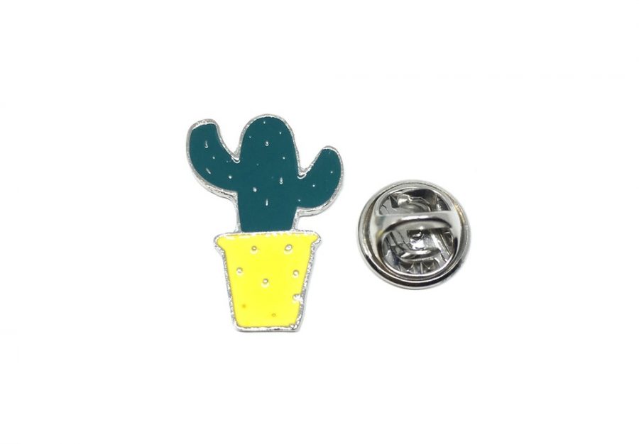 Cactus Brooch Pin