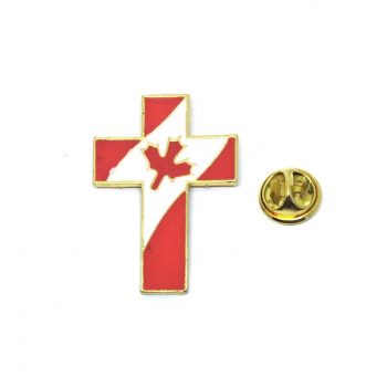 Canada Flag Cross Pins