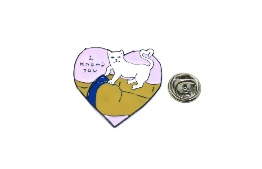 Cat Heart Pin