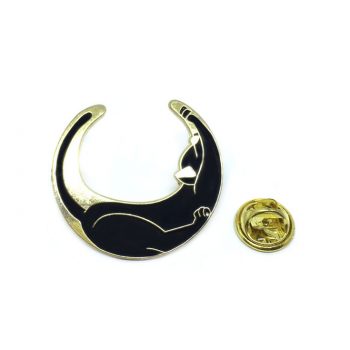 Cat Moon Pin