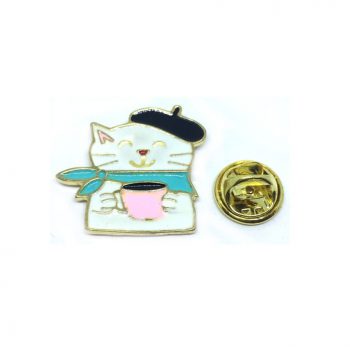 Cats And Coffee Pin