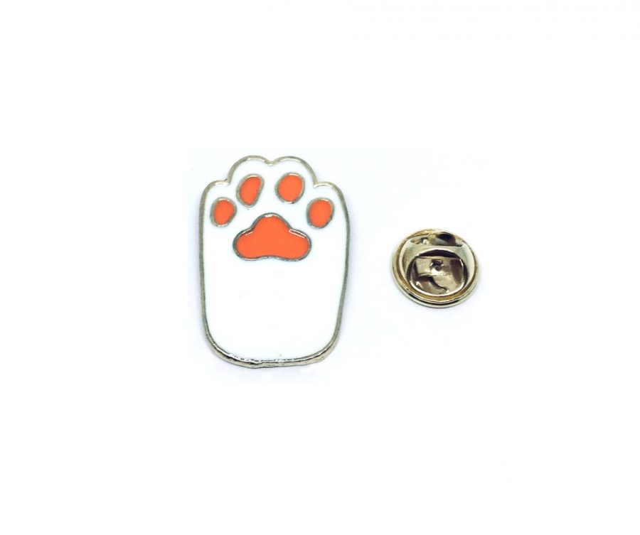 Dog Paw Enamel Pin Badge
