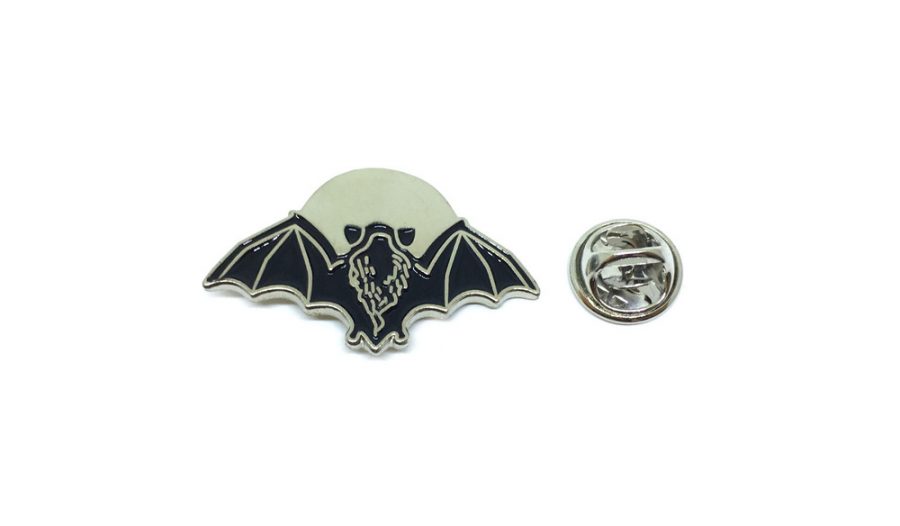 Bat Skeleton Gothic Pin