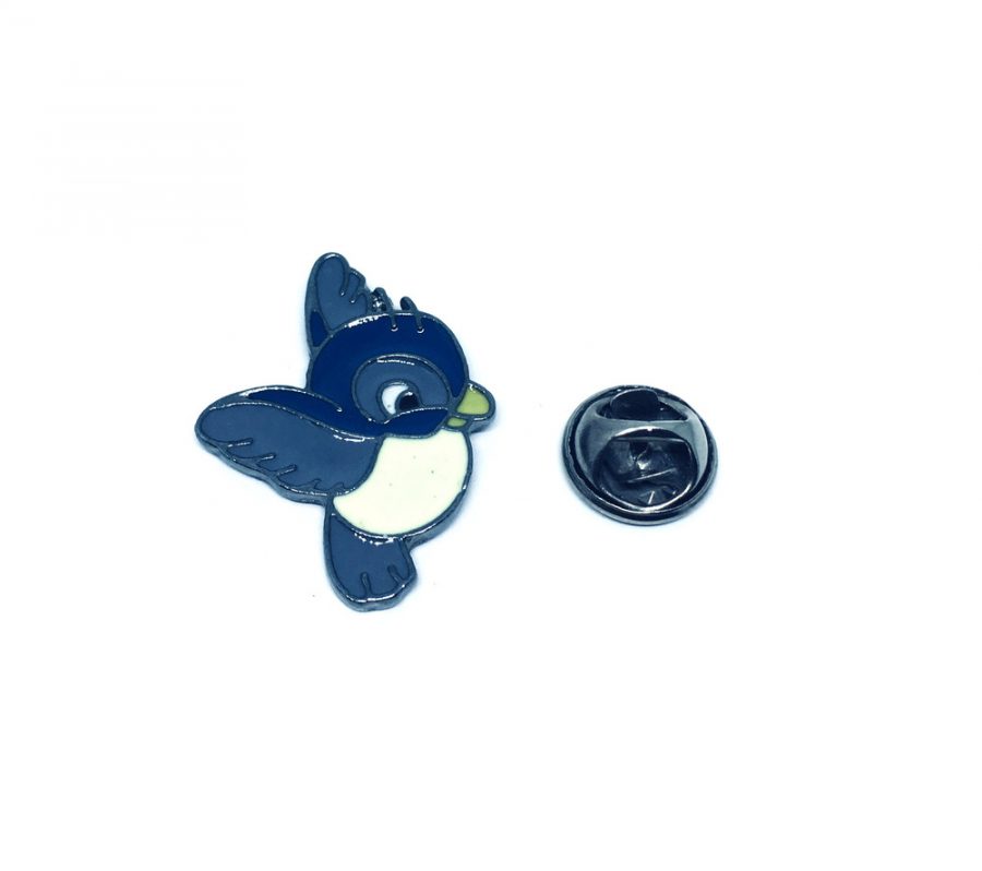 Cartoon Blue Bird Pin