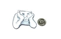 Confused Cat Pin